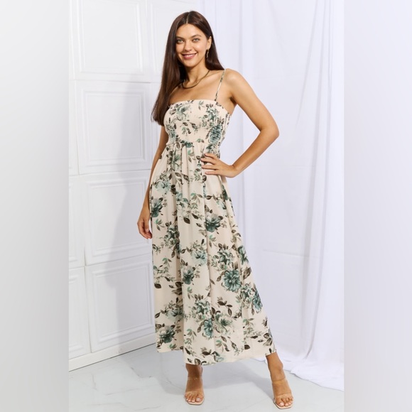 Floral Dreams Smocked Maxi Dress - Picture 6 of 6